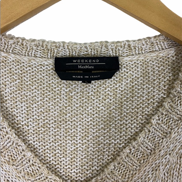 Weekend Max Mara size L v-neck sweater - Picture 2 of 4